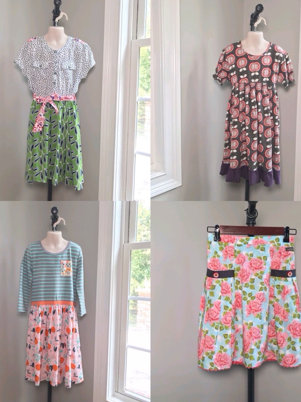 Matilda Jane 435 Joanna Gaines Dresses & Skirt Lot Bundle 4 pcs ~ Girls 10/12